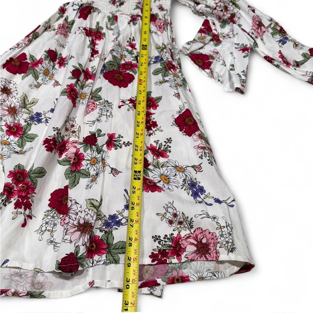 Torrid White Floral Smocked Top - Picture 5 of 5